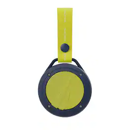 Nautica - S20 Portable Bluetooth Speaker, Wireless, TWS Pairing, IPX5, Dynamic Led Lights, Bluetooth 5.1, Carrying Strap - Navy - Yellow