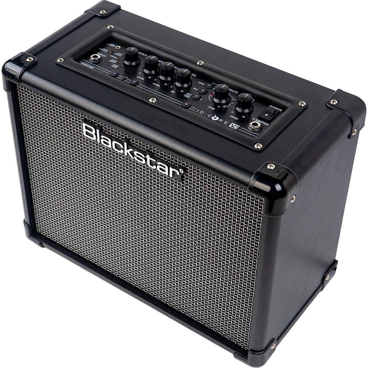 BLACKSTAR ID CORE 14

INPUT: BLACH VOICE TOPPAPA THORE GAI KELLO

10 EQ LEVEL a LEVEL 10 GOM - OLY FECTS IST 11 KEY TYPE POWER D C LEVEL 10 R E F.SWITCH