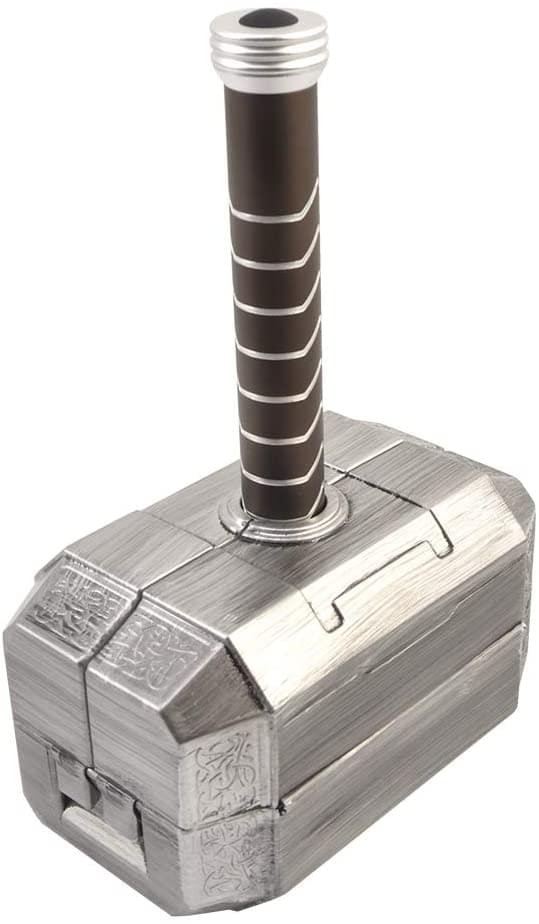 Alt View 2. Ukonic - Marvel Avengers Thor's Hammer 30-Piece Tool Set | Mjolnir Toolbox All-In-One Kit - Grey.