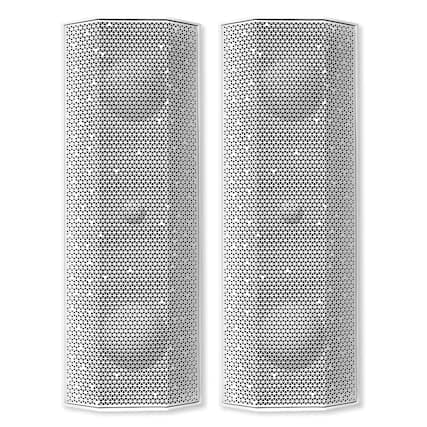 Front. Lithe Audio - IO1 Wi-Fi Speakers (Pair) - White.