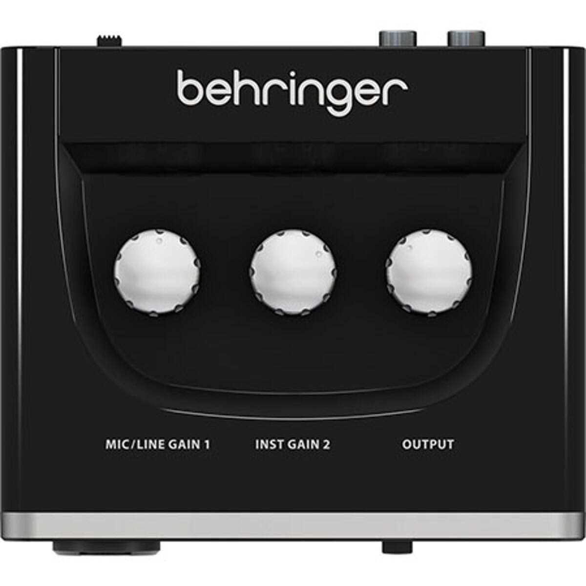 behringer

MIC/LINE GAIN 1
INST GAIN 2
OUTPUT