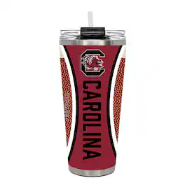Great American Products - South Carolina Gamecocks 32oz. Big Slim Game Ball Travel Tumbler - Brown