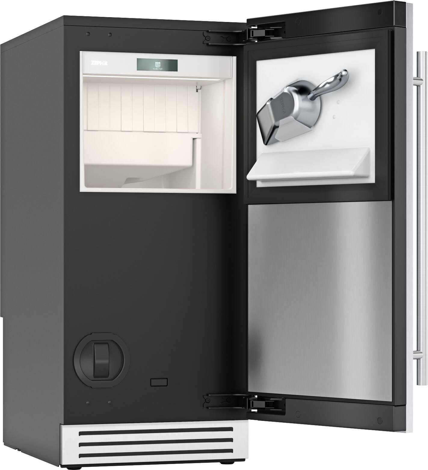 Alt View 18. Zephyr - Presrv 15 in. Overlay Panel Kit for PRCG15P0AP Zephyr Presrv Ice Machine - Stainless Steel.