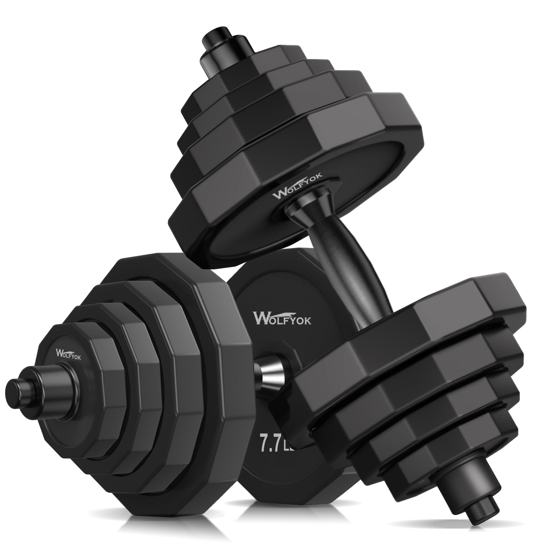 ThinkLink Electronic - Weights Dumbbells Set Adjustable Dumbbell Sets s s s s With Solid Steel Barbell Free Weight Connector Workout - Multi