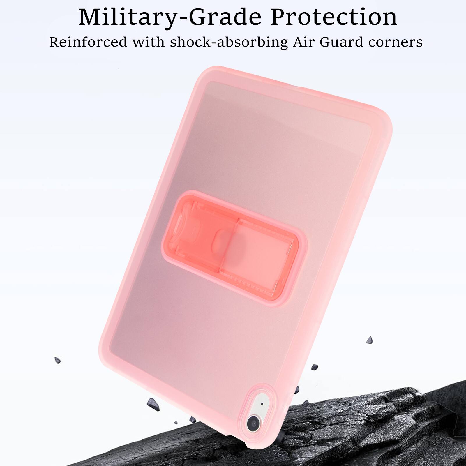 Military-Grade Protection  
Reinforced with shock-absorbing Air Guard corners
