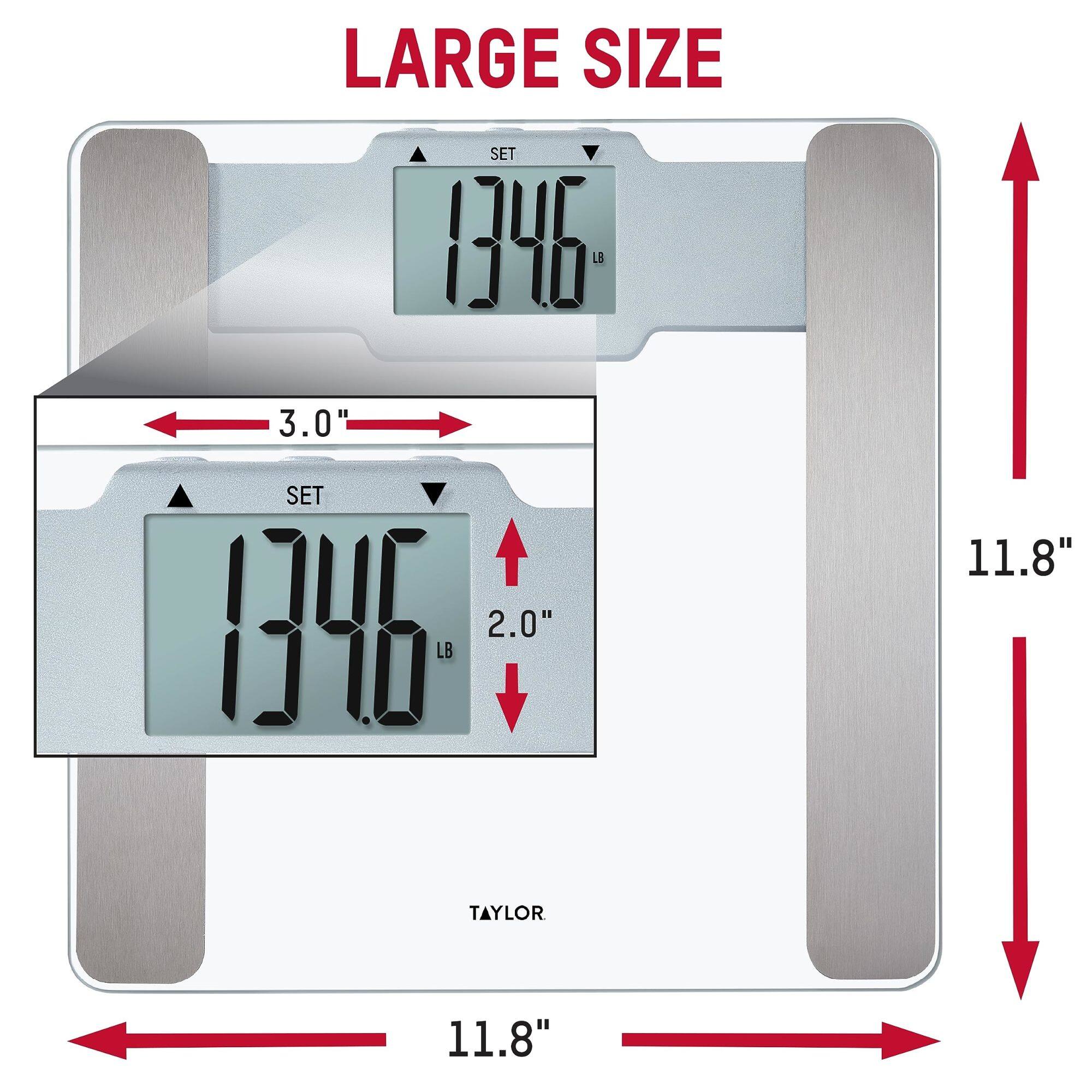 LARGE SIZE  
SET 1346 LB  
3.0"  
SET 1346  
2.0"  
LB  
11.8"  
TAYLOR  
11.8"
