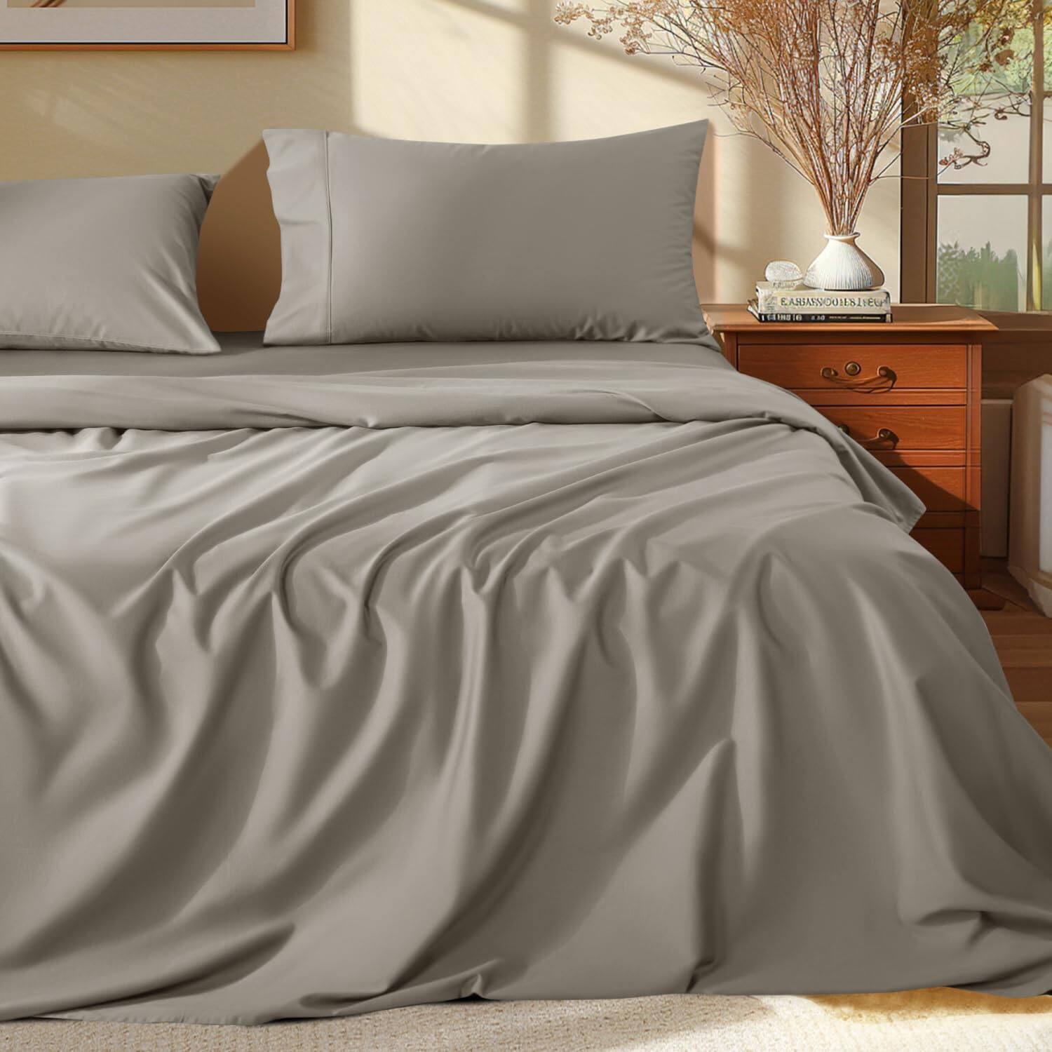 10 - Taupe Queen(4 Piece Set)