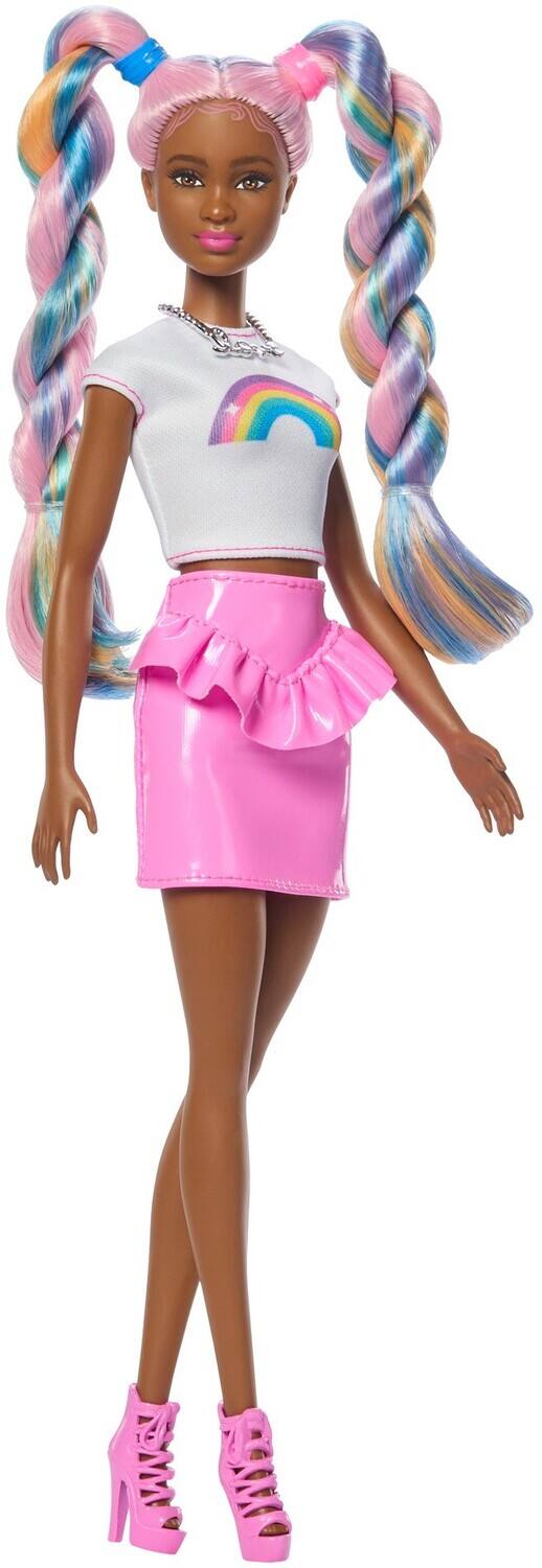 Alt View 2. Mattel - Barbie Rainbow Sparkle Hair Fashion Doll with Extra-Long Hair   - COLLECTIBLES - Multicolor.
