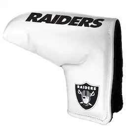 Team Golf - Las Vegas Raiders Tour Blade Putter Cover - White