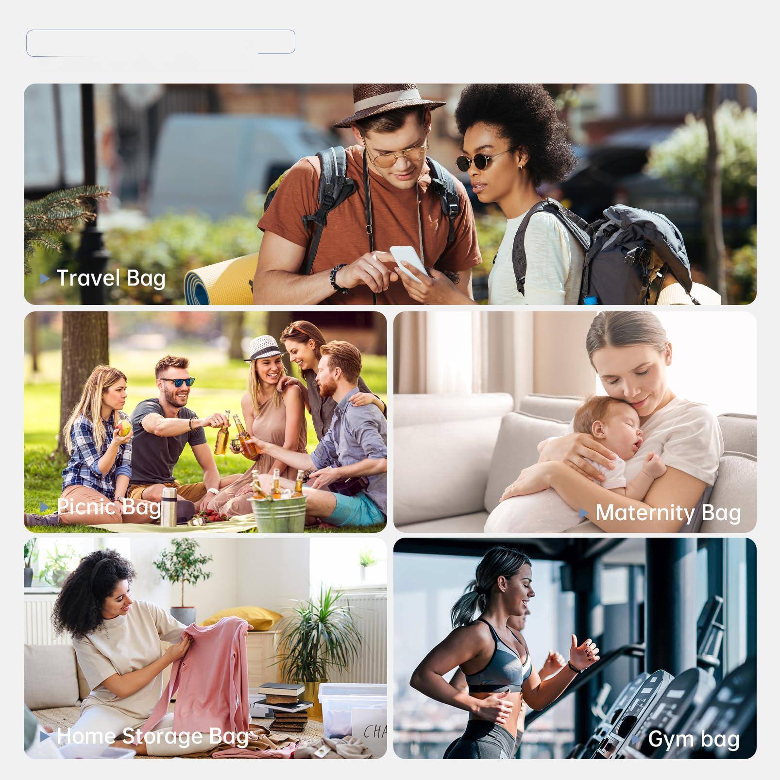 Alt View 5. Cozy Serene - Ryanair Personal Item 40x20x25 Travel Bag 20l Carry On Lightweight Backpack Flight Approved Underseat Cabin Daypack For - Default.