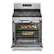 Left. Whirlpool - 5.0 Cu. Ft. Freestanding Gas Range with Self-Cleaning and SpeedHeat Burner - Fingerprint Resistant Stainless Steel.