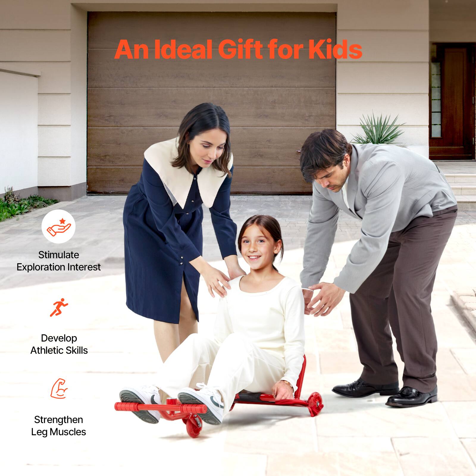 An Ideal Gift for Kids

- Stimulate Exploration Interest
- Develop Athletic Skills
- Strengthen Leg Muscles