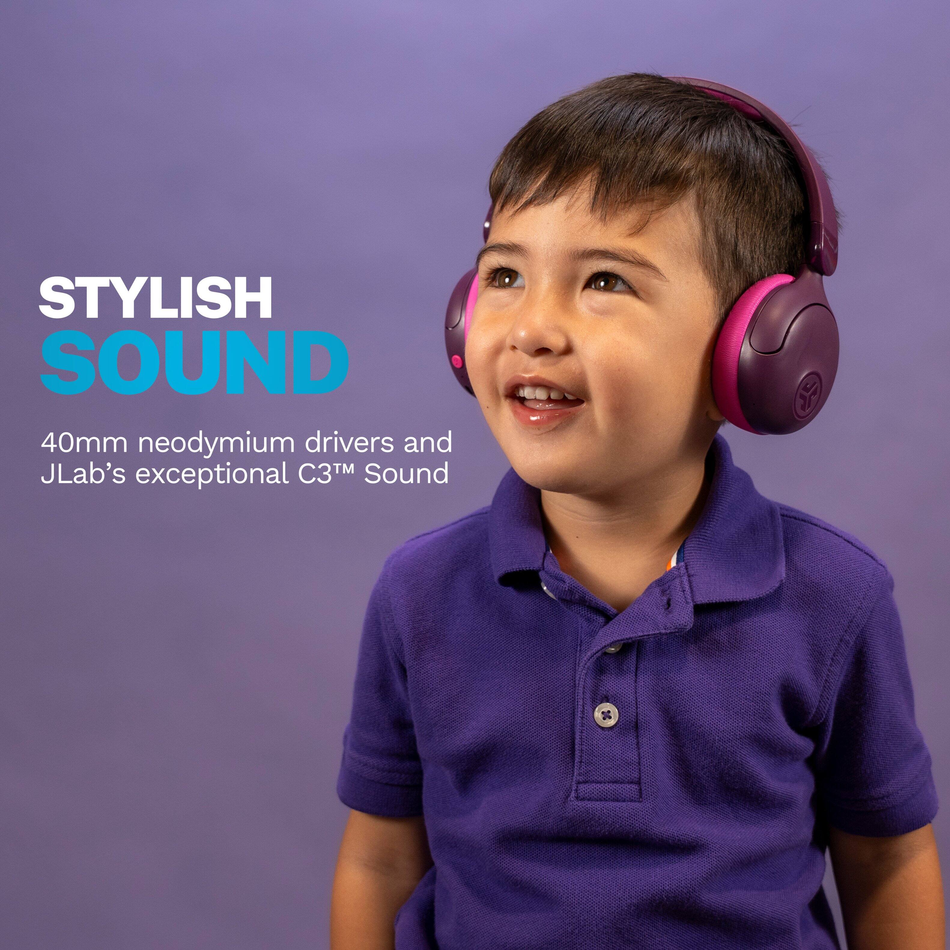 STYLISH SOUND

40mm neodymium drivers and JLab's exceptional C3™ Sound