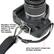 SECURELY ATTACH THE METAL PLATE TIGHTLY TO THE BOTTOM OF THE CAMERA
AFFIX THE SAFETY STRAP FOR OPTIMAL SUPPORT