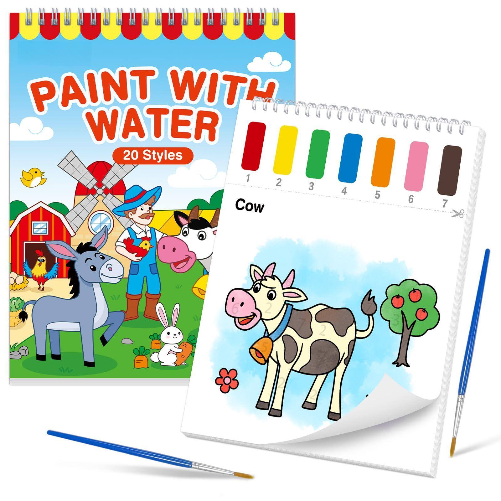 PAINT WITH WATER  
20 Styles  

Cow