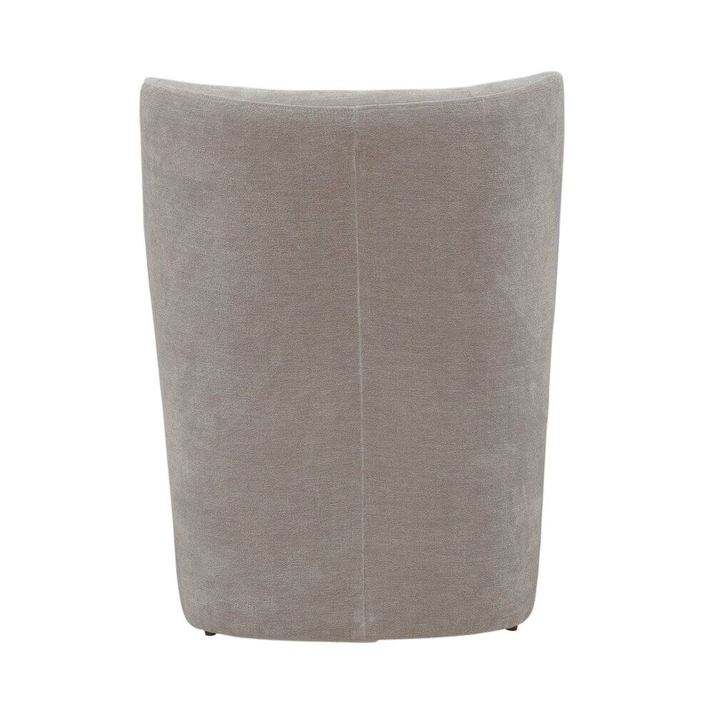 Alt View 3. Liberty Furniture Industries - Accent Dining Chair with Castors - Rounded Back - Truffle Upholstry - Brown.