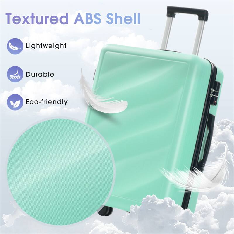 Textured ABS Shell  
Lightweight  
Durable  
Eco-friendly
