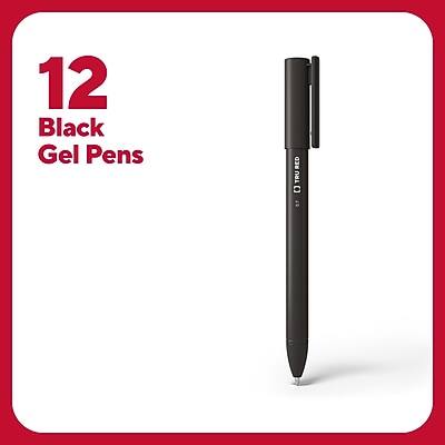 12 Black Gel Pens