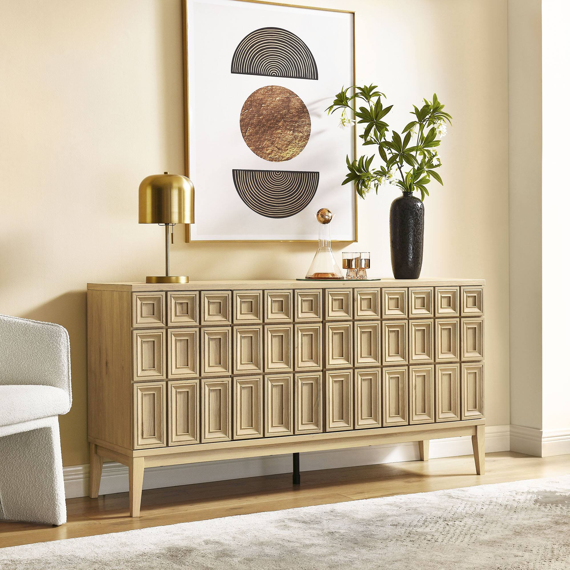 Alt View 1. Modway - Samos 62" Sideboard by Modway - Hickory.