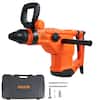 Front. VEVOR - Corded Hammer Drill, 1600W 175-350RPM Electric Demolition Drills - Green;Black;Red.