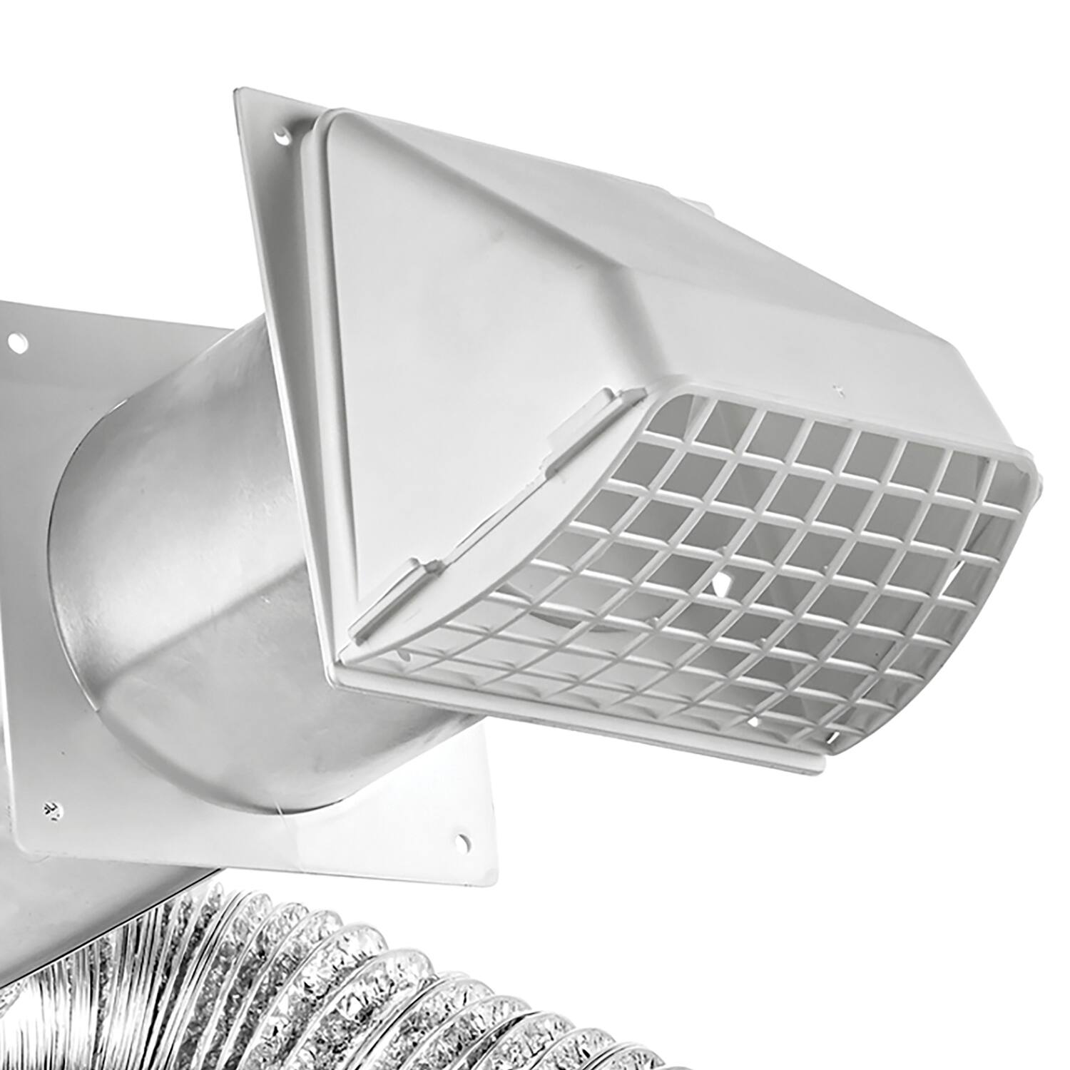 Left. Lambro - 4" x 8-ft UL 2158A Transition Duct Vent Kit.