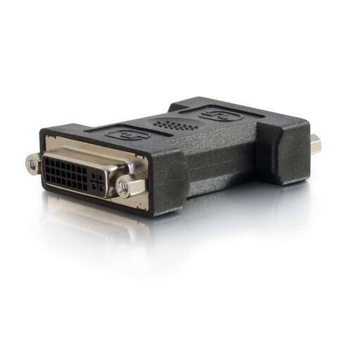 Front. C2G - 757120184034 DVI-I Female to Female Coupler - 1 x 29-Pin DVI-I (Dual-Link) Video Female - 1 x 29-Pin DVI-I (Dual-Link) V - Black.