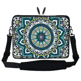 Home Collection - 15–15.6 Inch Laptop Sleeve Bag with Adjustable Shoulder Strap, Water-Resistant Neoprene - Multi-color