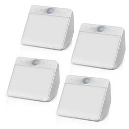 Jandcase - 4-Pack 0.5W Battery Operated Motion Sensor Night Light, 3CCT Selectable,, Touch Control, Stepless Dimming - White