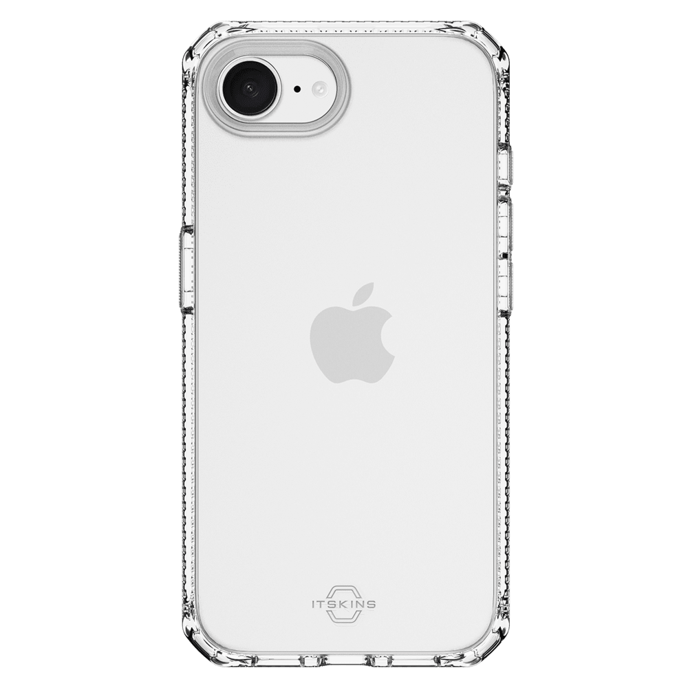 Alt View 1. Itskins - Spectrum_R Clear Case for Apple iPhone 16e / iPhone 15 / iPhone 14 / iPhone 13 - Clear.