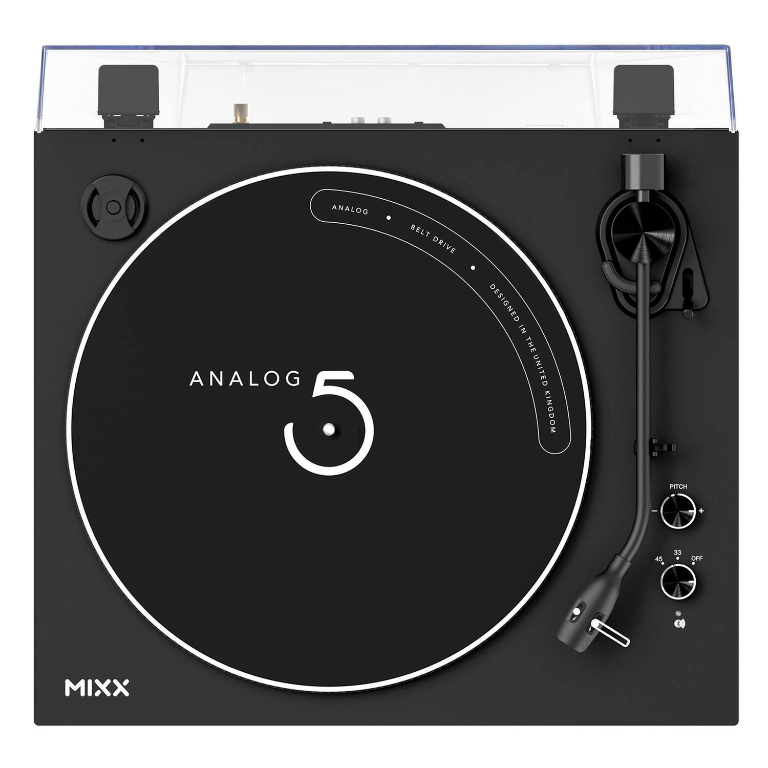 ANALOG BELT DRIVE ANALOG 5  
DESIGNED IN THE UNITED KINGDOM  
PITCH 45 33 1/3 OFF  
MIXX