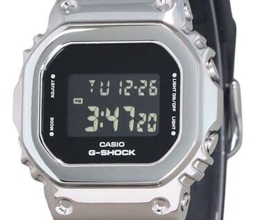 Casio G Shock Digital Metal Bezel Resin Strap Quartz GM 5600U 1 Casio G Shock Digital Metal Bezel Resin Strap Quartz GM 5600U 1