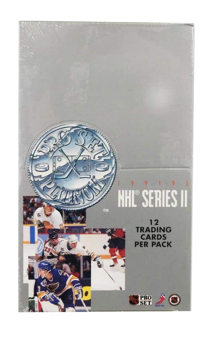 NHL - 1991-92 Pro Set Series 2 Platinum Hockey Trading Cards | 36 Packs - Silver price history on PriceWatchPro