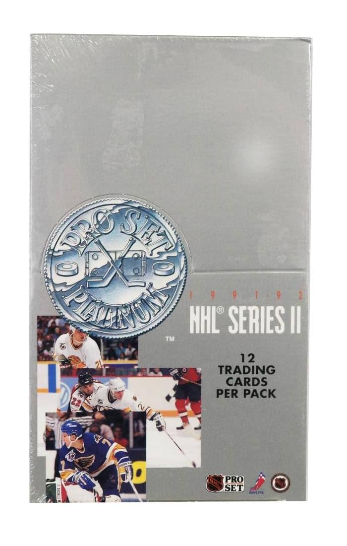 NHL - 1991-92 Pro Set Series 2 Platinum Hockey Trading Cards | 36 Packs - Silver