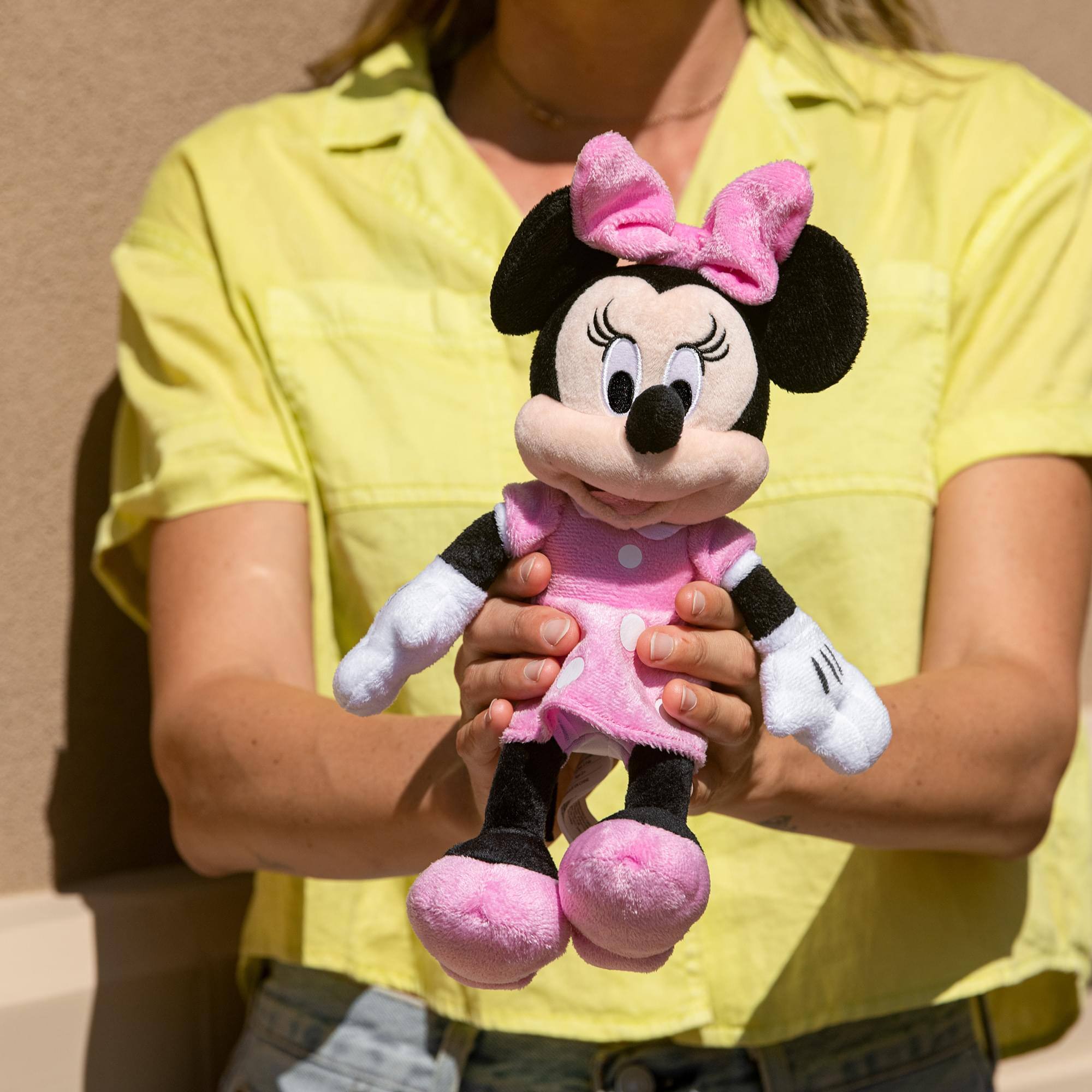 Alt View 3. Disney - Disney Minnie Mouse 11 inch Child Plush Toy Stuffed Character Doll in Pink Dress - Pink.