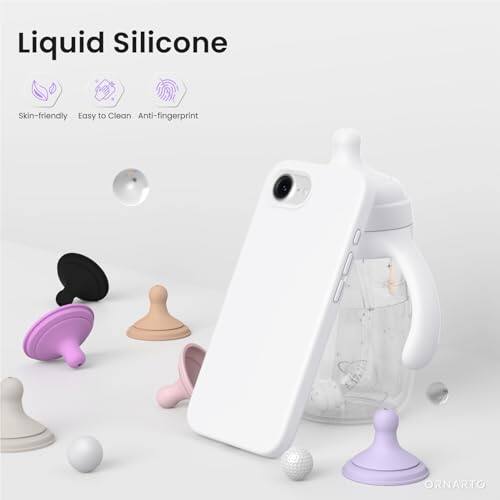 Liquid Silicone Skin-friendly Easy to Clean Anti-fingerprint ORNARTO