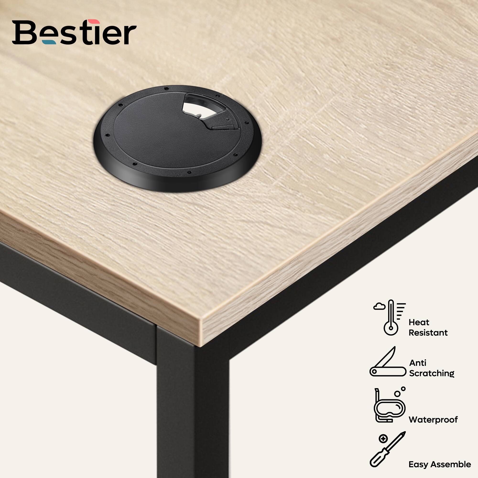 Bestier Heat Resistant Anti Scratching Waterproof Easy Assemble
