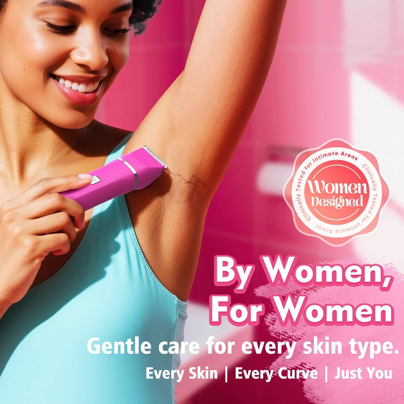 Intimate Areas for Women, Clinically Designed and Tested. Gentle care for every skin type. Every Skin, Every Curve | Just You