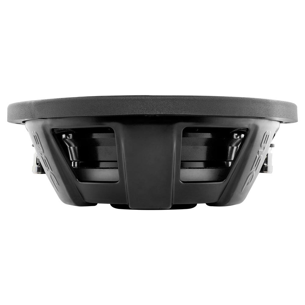 Left. DS18 Audio - PSW 10" Shallow-Mount Subwoofer, 500W RMS Dual 4-Ohm.