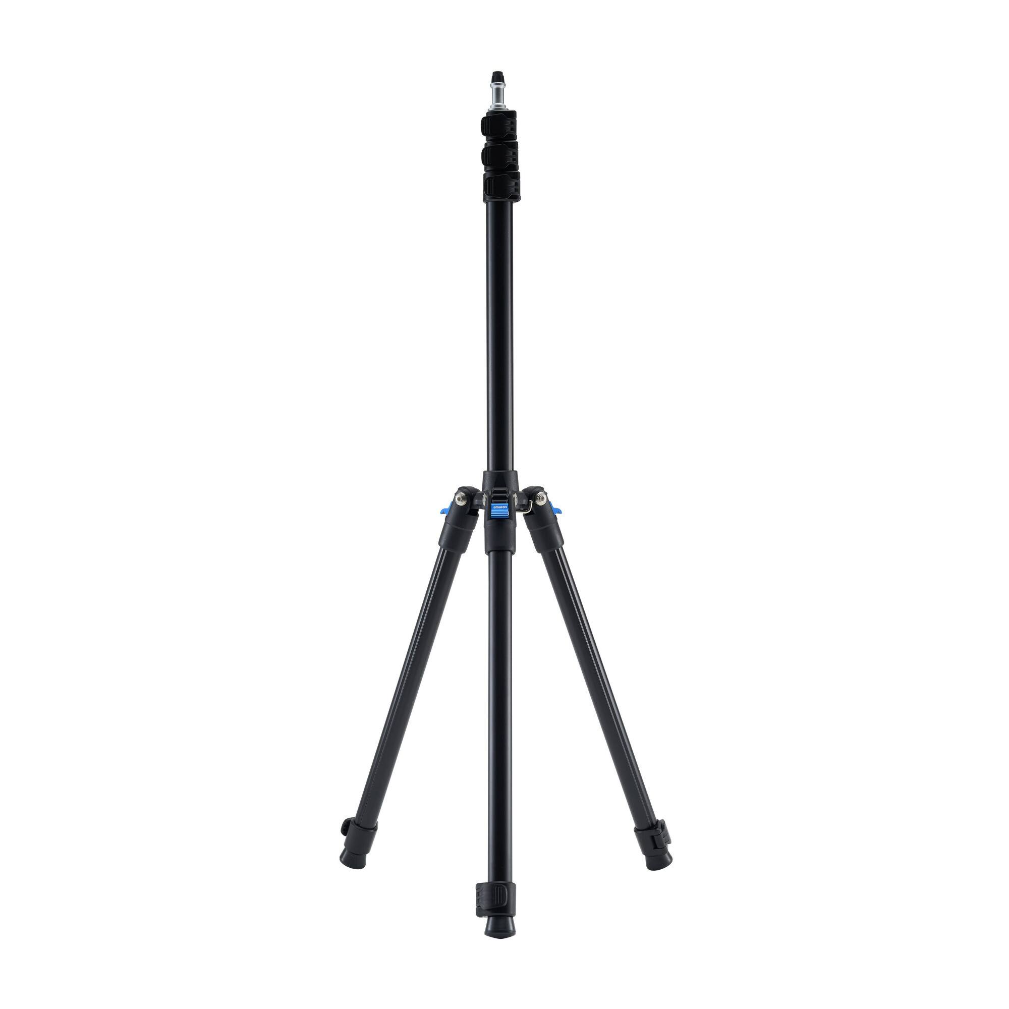 Front. Amaran - amaran 6.5 Feet Black Light Stand with Adjustable Height and Portable Design.