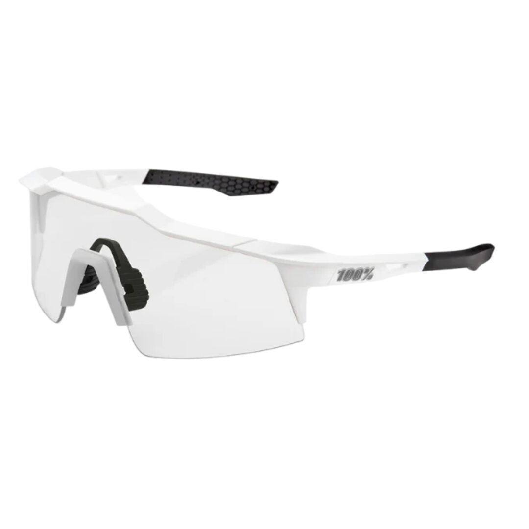 Angle. 100% - SPEEDCRAFT SL - Matte White - HiPER Silver Mirror Lens - N/A.