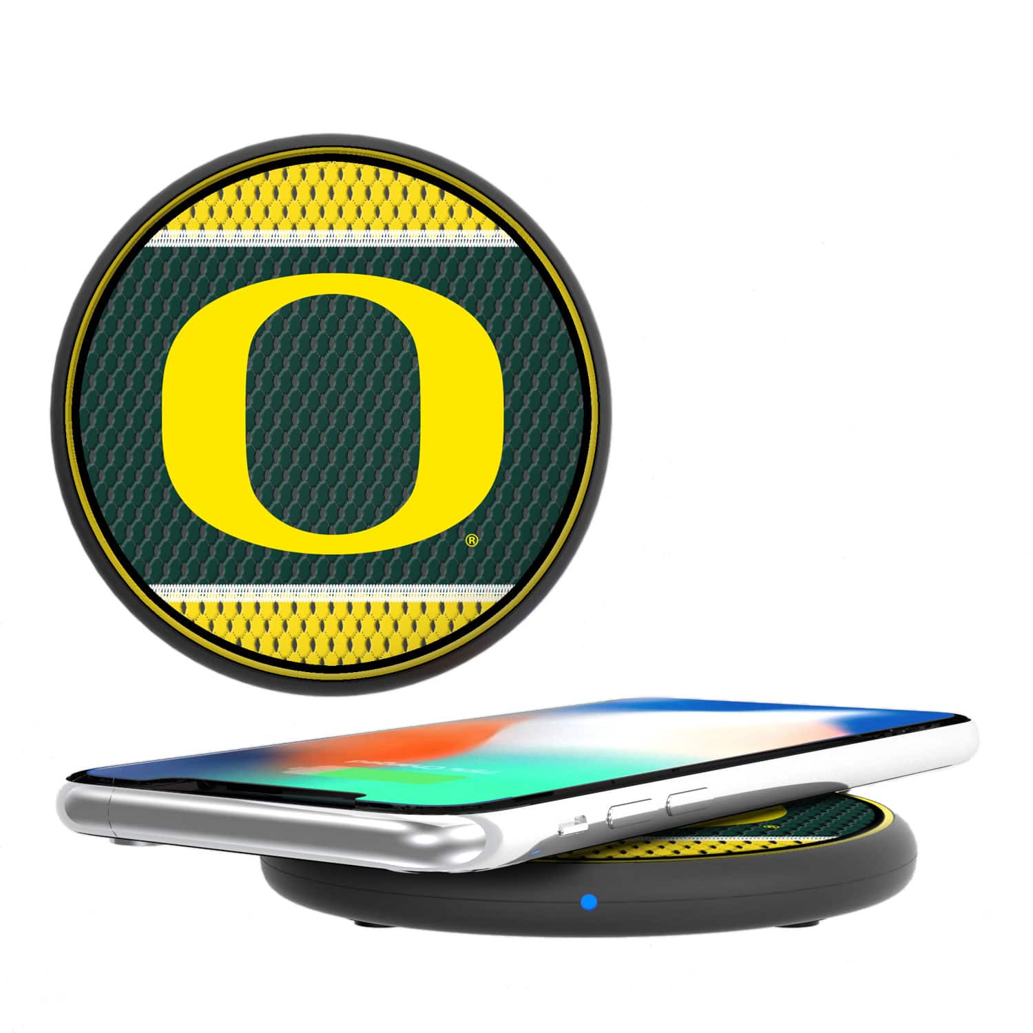 Keyscaper - Oregon Ducks Wireless Charging Pad - Multicolor