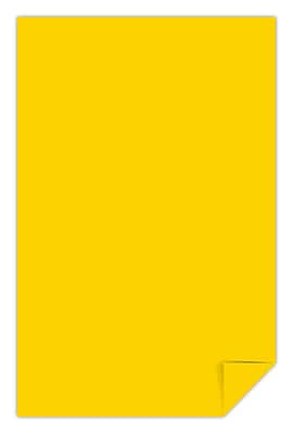 Alt View 2. Astrobrights - Astrobrights Colored Paper, 24 lbs., 11" x 17", Solar Yellow, 500 Sheets/Ream (22533) - Solar Yellow.