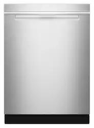Whirlpool - 24" Top Control Built-In Dishwasher with Total Coverage Wash and Auto Open Air Dry - Stainless Steel - Front_Zoom