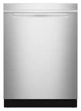 Whirlpool - 24" Top Control Built-In Dishwasher with Total Coverage Wash and Auto Open Air Dry - Stainless Steel