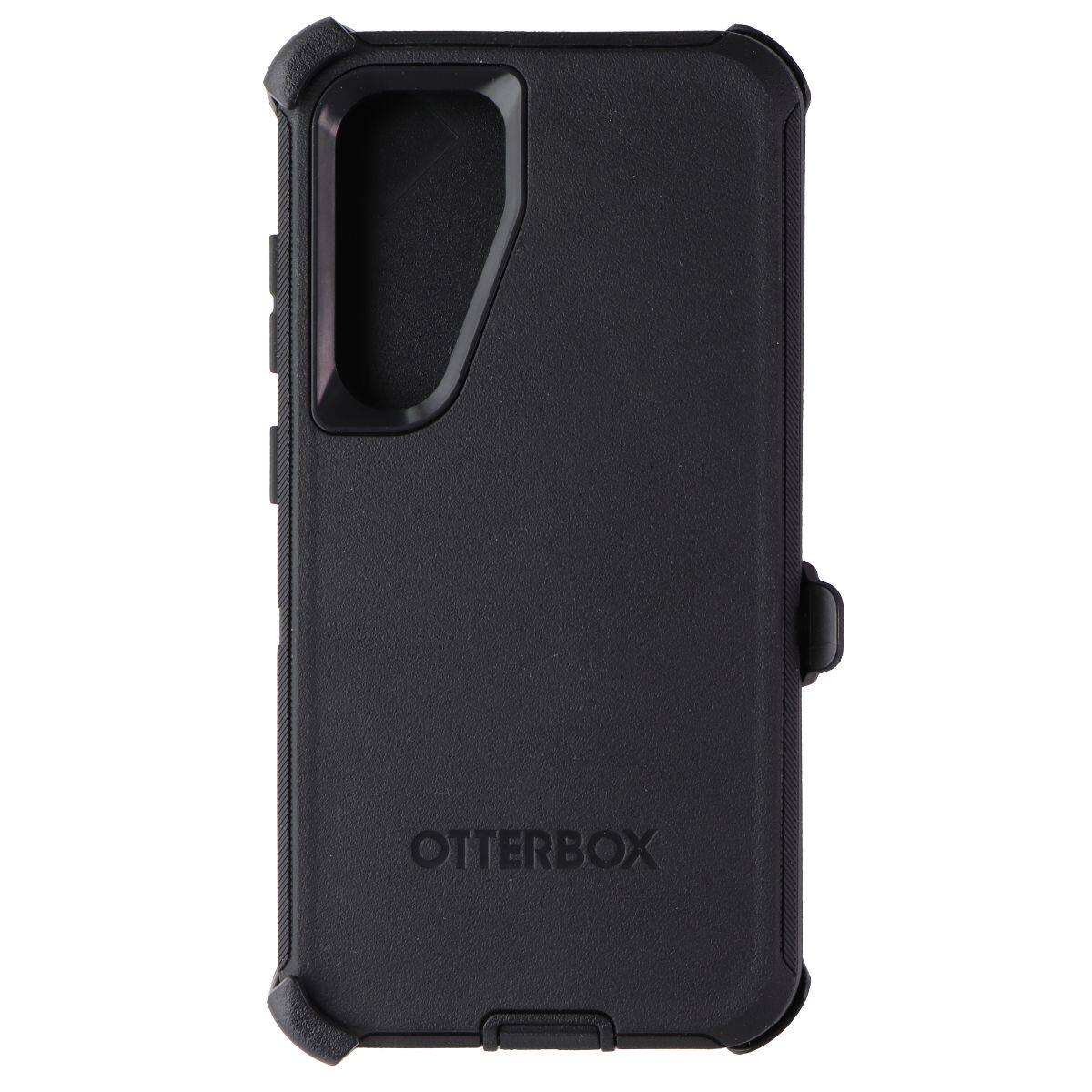 Back. OtterBox - OtterBox Defender Series Cell Phone Case for Samsung Galaxy S24 - Black - Black.