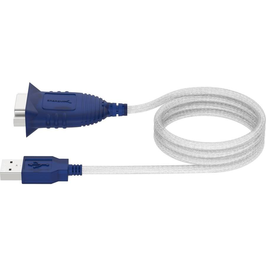Alt View 4. Sabrent - Sabrent USB 2.0 to Serial (9-Pin) DB-9 RS-232 Converter Cable, 6-Feet - 6 ft Serial/USB Data Transfer Cable for PC, MAC - Black.