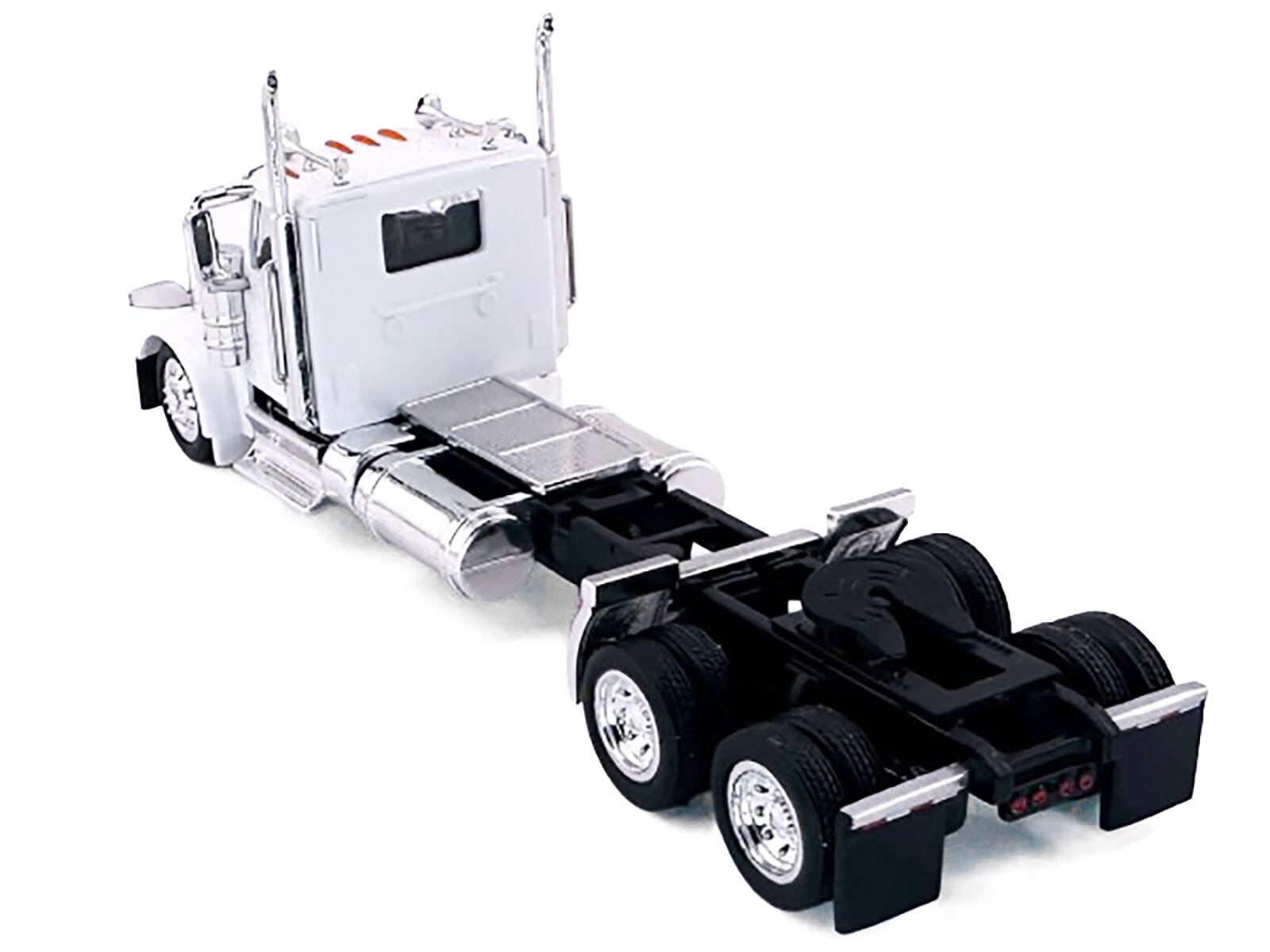 Alt View 2. HO Logistics Replicas - Peterbilt 589 2-Axel Day Cab White 1/87 (HO) Scale Plastic Model Car by HO Logistics.
