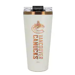 Great American Products - Vancouver Canucks 30oz. Big Slim Tumbler - Cream
