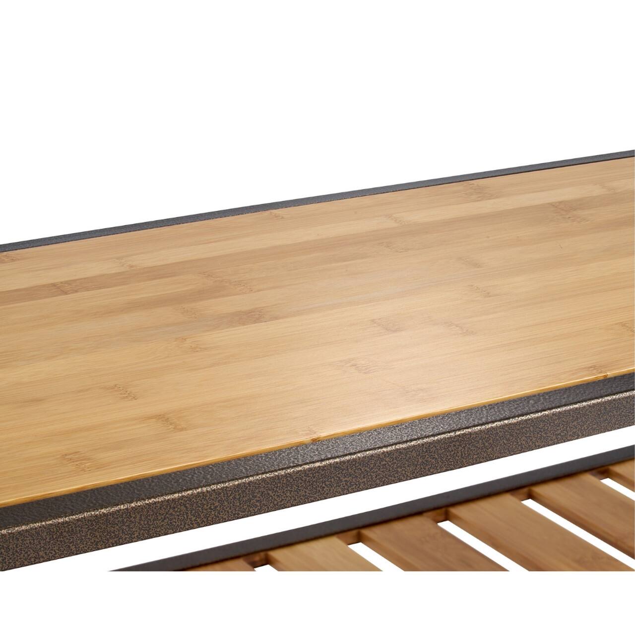 Alt View 11. TRINITY - 3-Tier Bamboo Shoe Bench Bronze Anthracite - Bronze Anthracite®.