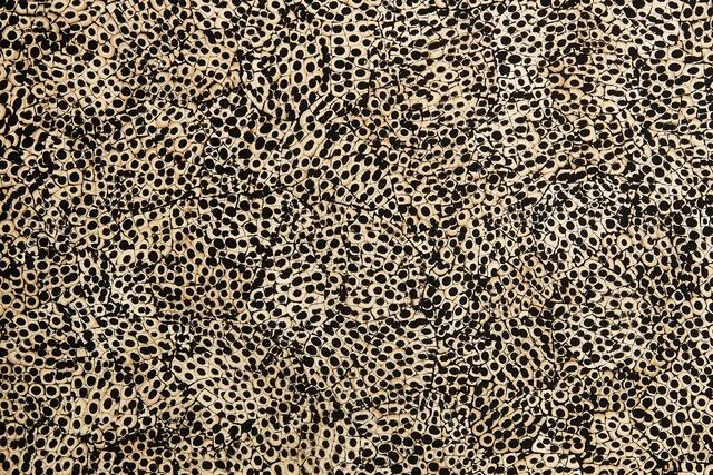Front. JennAir - 30" Custom Column Panel - Eggshell Snakeskin Black.